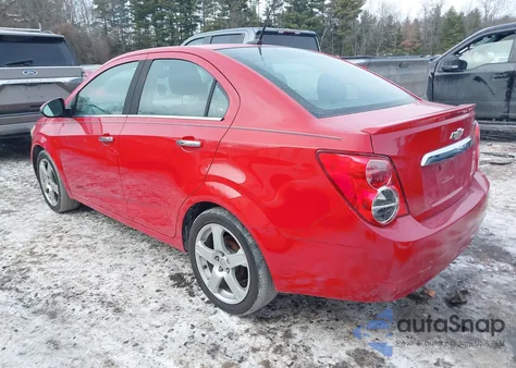 2013 Chevrolet Sonic Ltz Auto z USA, uszkodzony, nr VIN 1G1JE5SH3D4102518